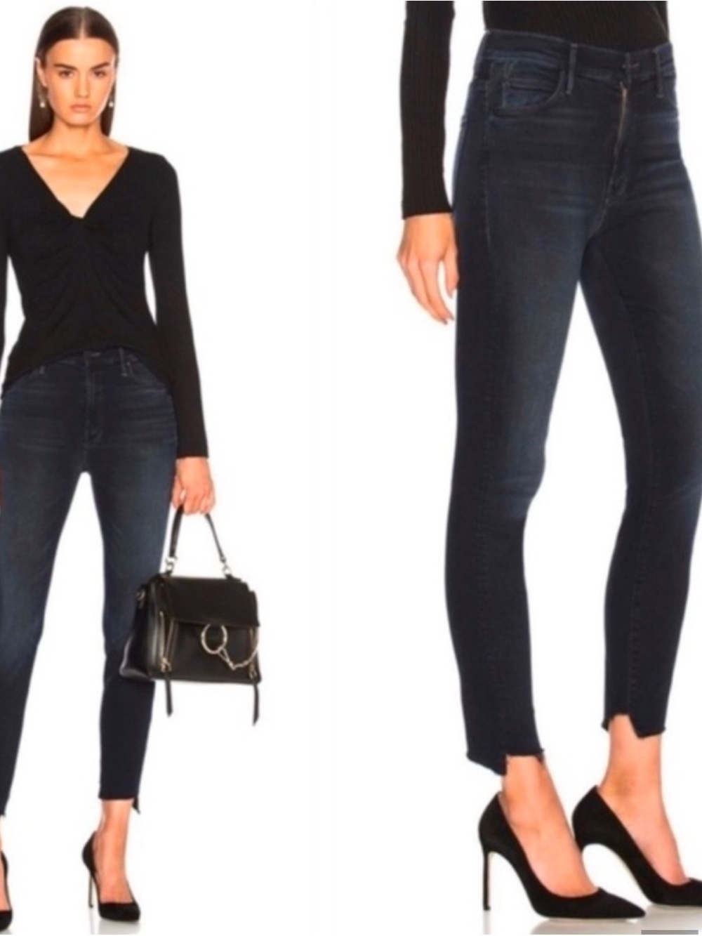 MOTHER The Stunner Zip Two
Step Fray Last Call - Size 26